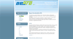 Desktop Screenshot of begre.hu